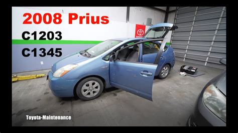 2008 Toyota Prius with ABS system malfunction. . C1203 prius